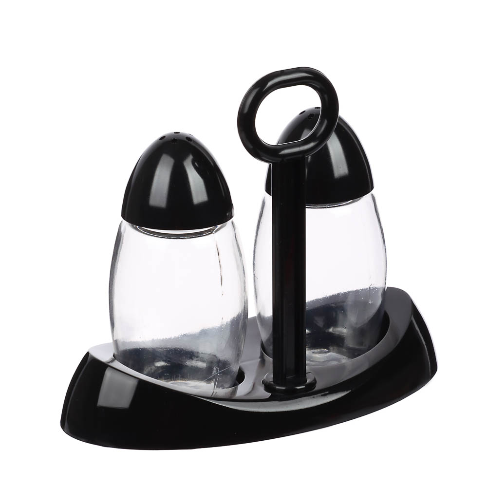 Набор на подставке для соли и перца, пластик, арт.№ 861-557