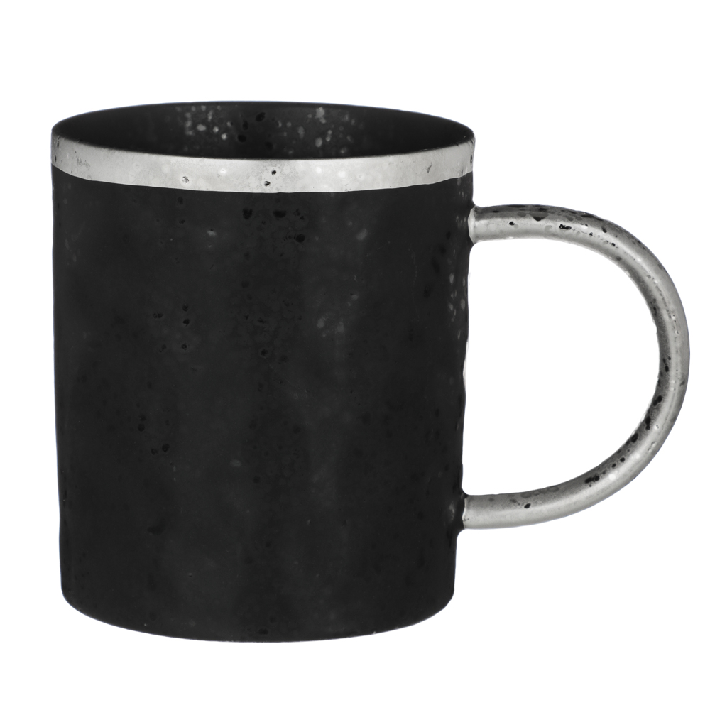 MILLIMI Романс Кружка, 360мл, фарфор, чёрный, арт.№ 802-531