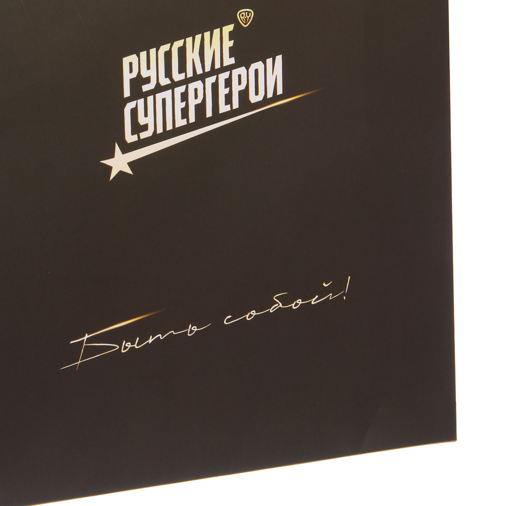 Пакет подарочный бумажный тм BY Русские Супергерои, 25x35x9 см, 16 +, арт.№ 507-521