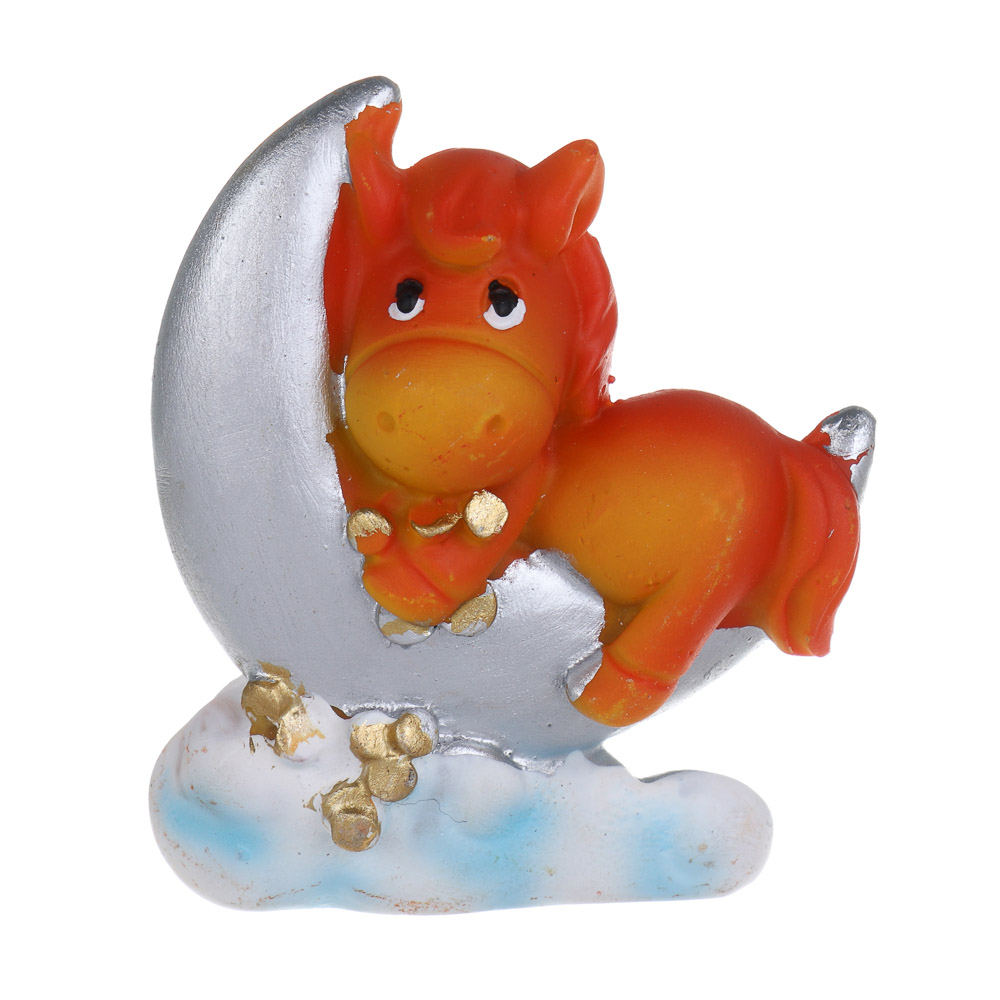 Магнит Лошадка на облачке 6,5x2x6 см СНОУ БУМ, полистоун, 4 вида, арт.№ 705-033