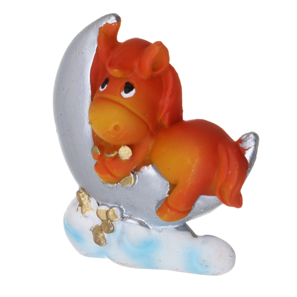 Магнит Лошадка на облачке 6,5x2x6 см СНОУ БУМ, полистоун, 4 вида, арт.№ 705-033