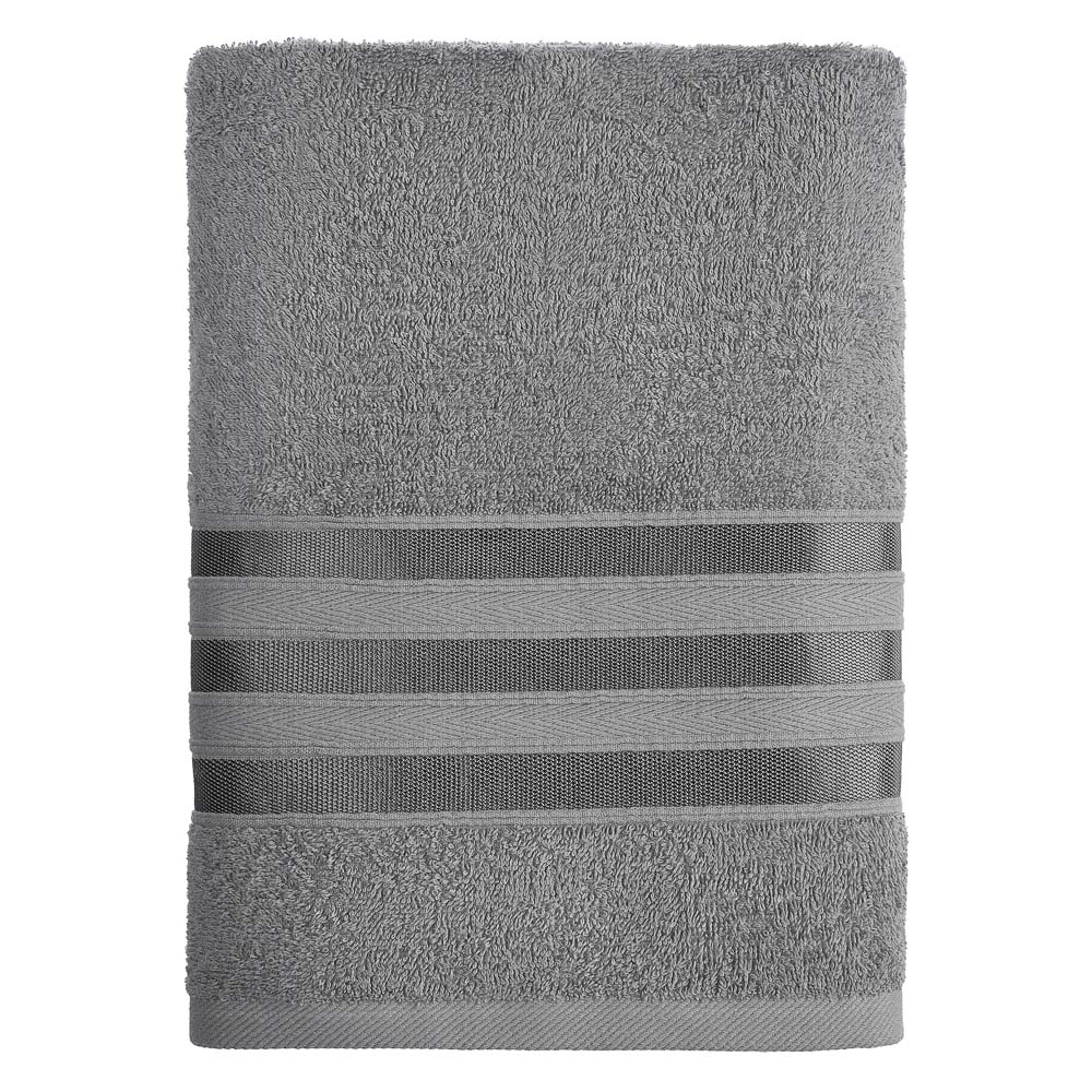 PROVANCE Фрэя Полотенце махровое, 100% хлопок, 70х130см, 360гр/м, серый, арт.№ 484-163