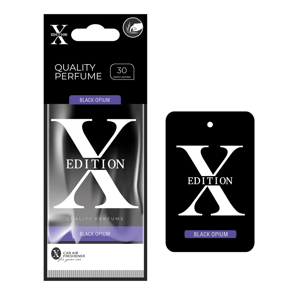Ароматизатор подвесной тм NEW GALAXY X-Edition, 5 гр., Black Opium, арт.№ 794-721
