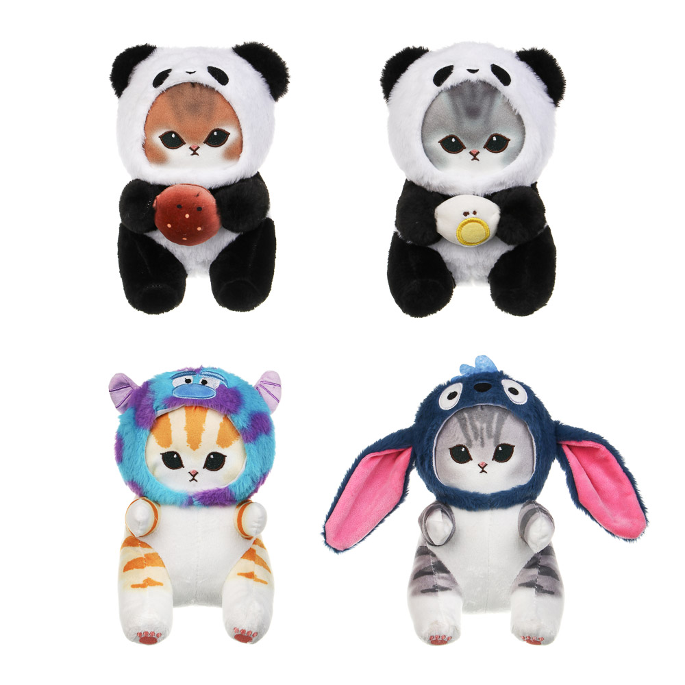 Игрушка мягкая "Котя" в костюмчике, полиэстер, ИГРОЛЕНД, 3+, 1811-02, арт.№ 264-541