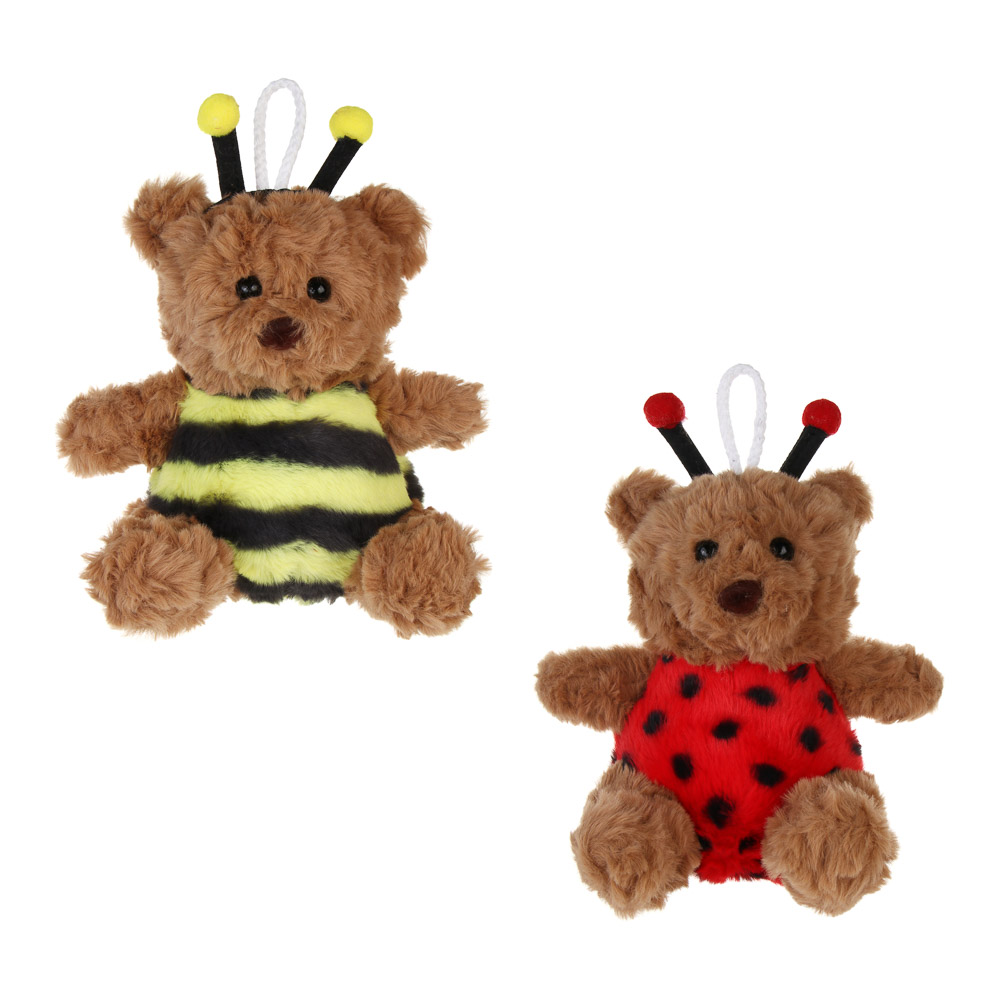 Игрушка мягкая "Пчеломиш", полиэстер, ИГРОЛЕНД, 3+, 1811-03, арт.№ 264-542