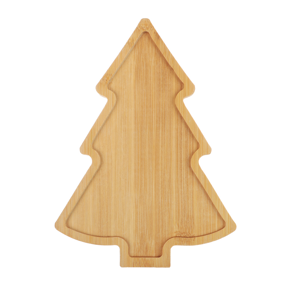Новогодняя коллекция Нордик менажница "Елка", 28х20х1,2см, бамбук, арт.№ 883-128