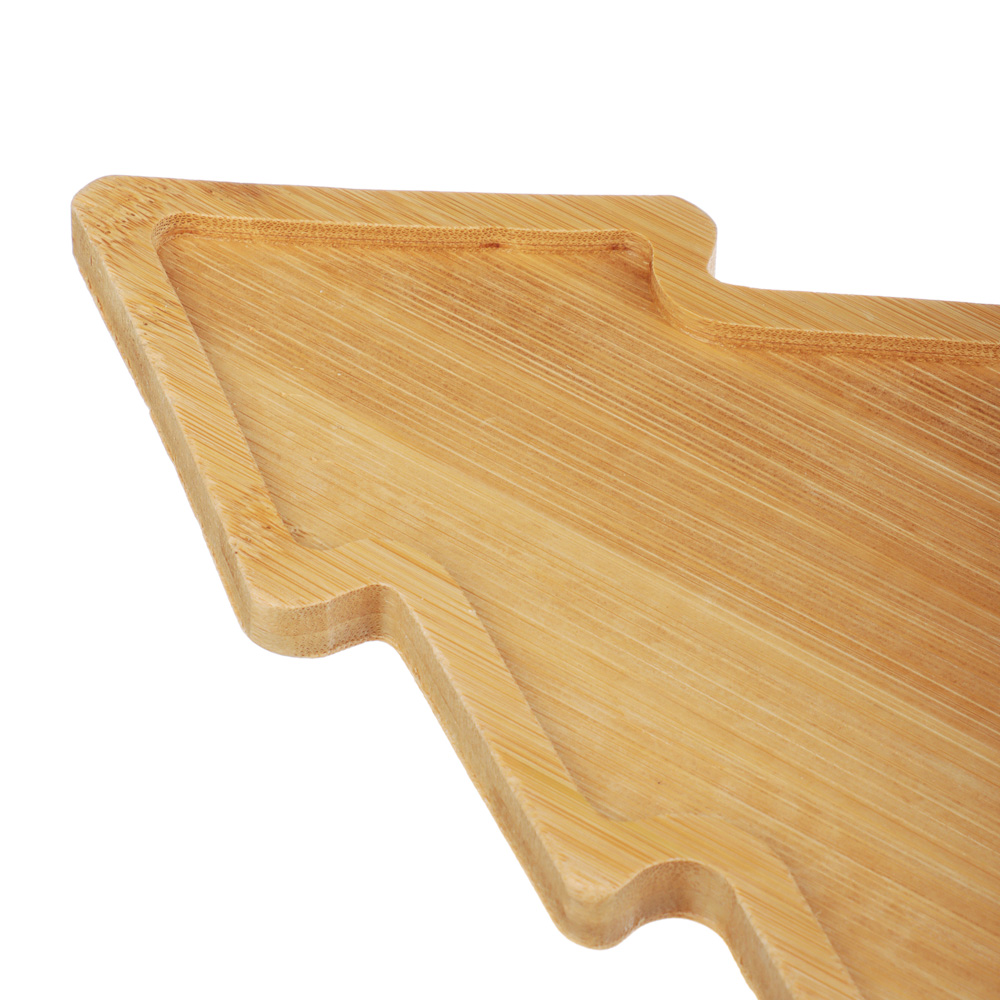 Менажница "Елка" тм SATOSHI Астрия 20,6х15х1,2см, бамбук, арт.№ 883-128