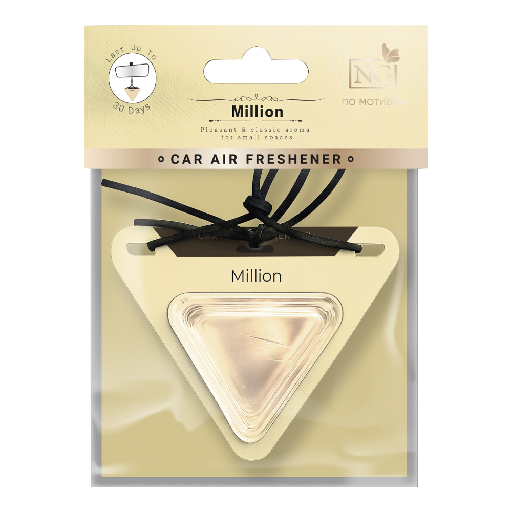 Ароматизатор подвесной тм NEW GALAXY, CRYSTAL 5 мл, Million, арт.№ 794-713