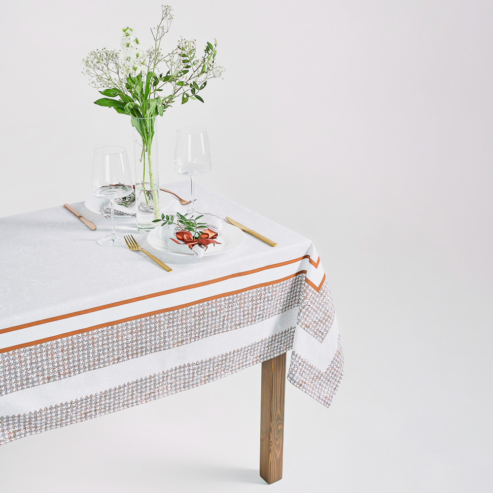 BY COLLECTION Савори Скатерть текстильная, 180х280см, 100% хлопок, арт.№ 435-137