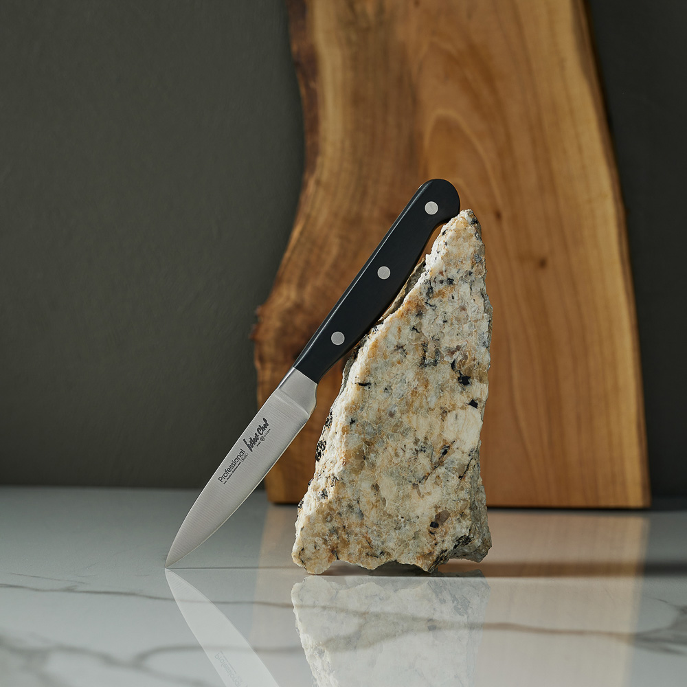 Ivlev Chef Profi Нож кухонный овощной 9см с прямым лезвием, кованый, нерж.сталь 5Cr15, арт.№ 803-001