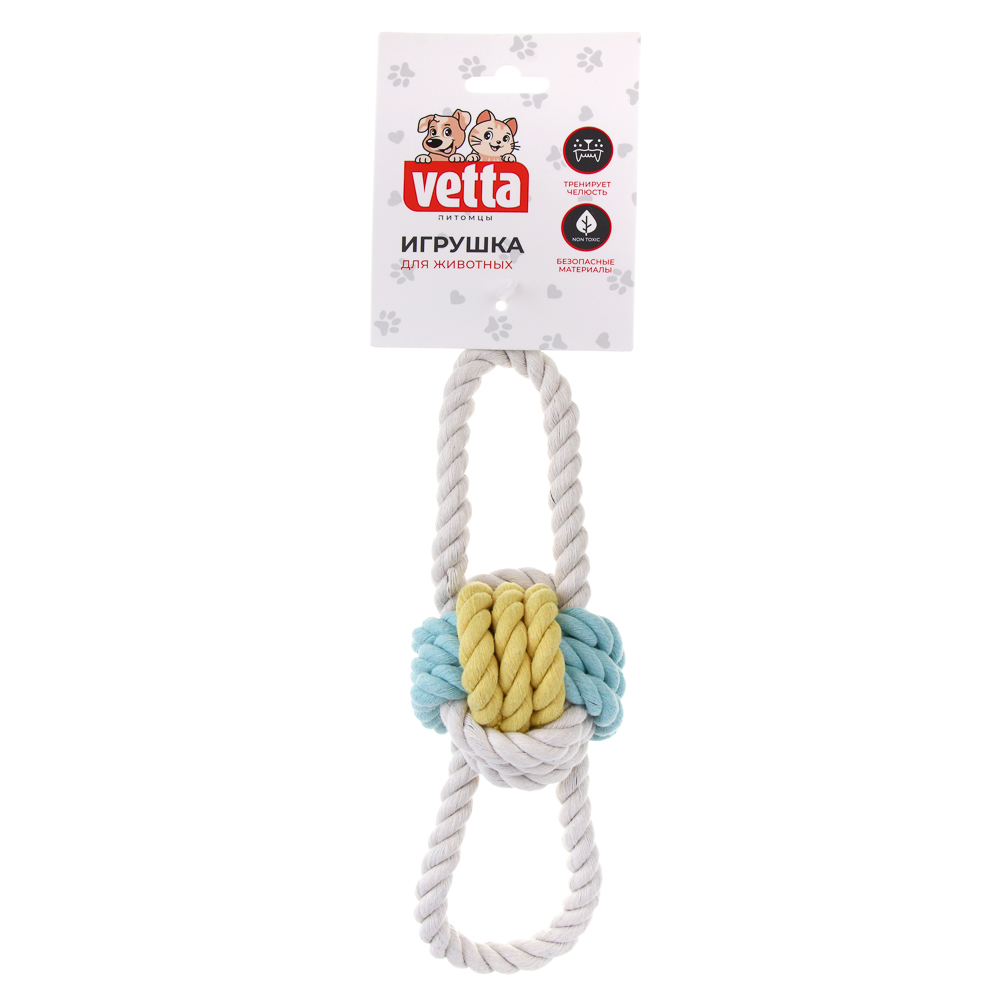 VETTA Игрушка для домашних животных, грейфер, хлопок, 22,5х1 см, арт.№ 273-216