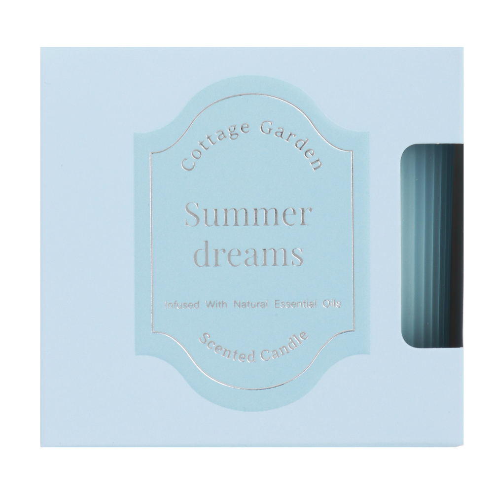 Свеча ароматизированная тм NEW GALAXY Cottage garden 90г,Wild Honey, Summer Dreams, Cherry Blossom, арт.№ 778-318