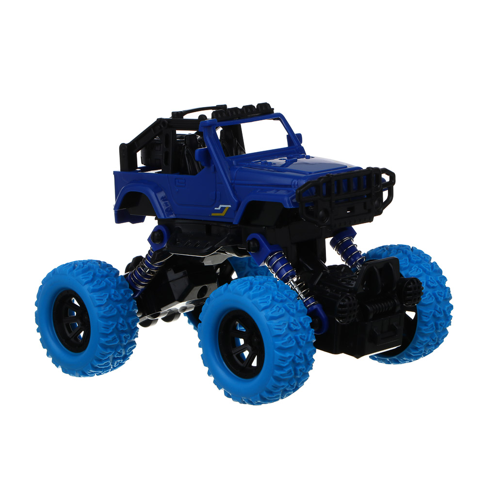 ИГРОЛЕНД Машина "Пустынный багги", инерция, колеса на пружинах, PP, TPR, 14х10х10 см, 4 дизайна, арт.№ 292-445