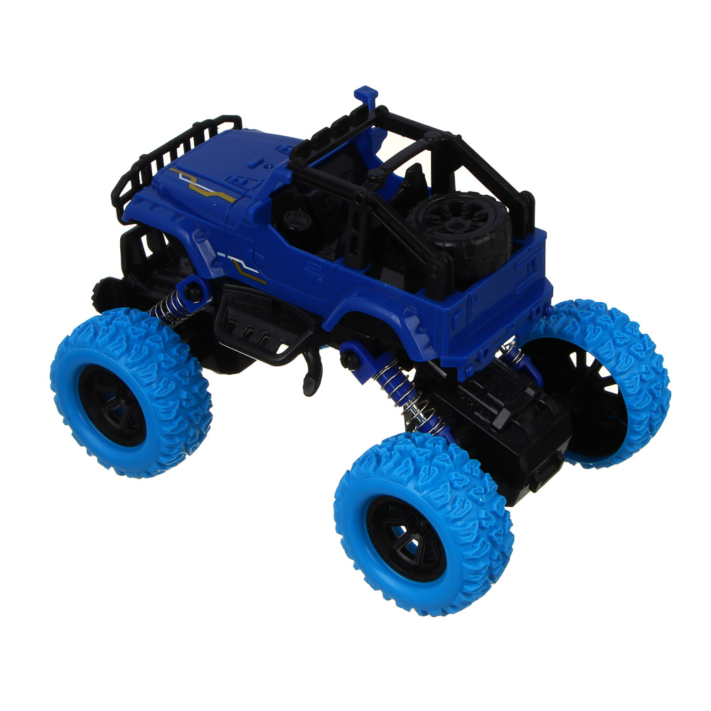 ИГРОЛЕНД Машина "Пустынный багги", инерция, колеса на пружинах, PP, TPR, 14х10х10 см, 4 дизайна, арт.№ 292-445