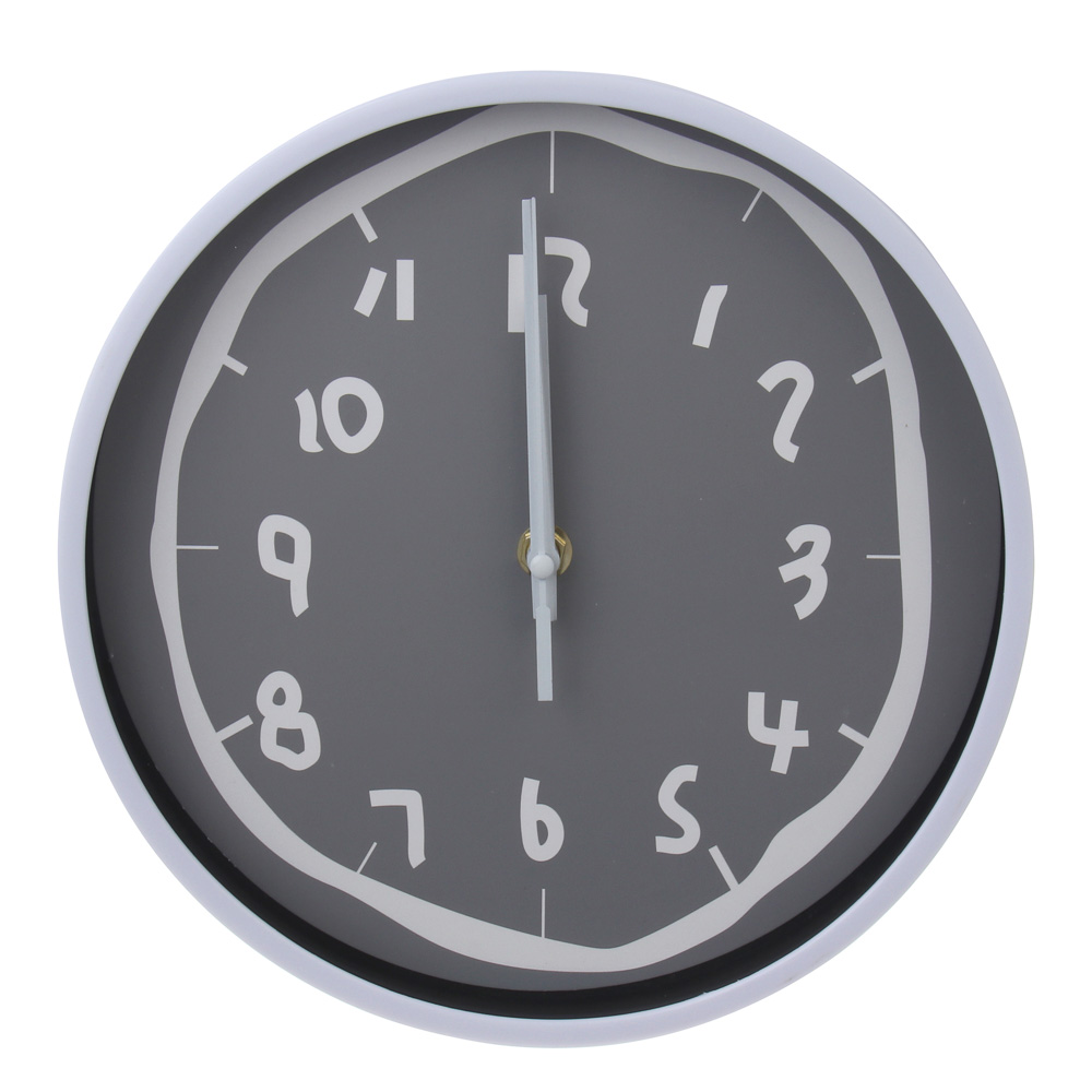 Часы настенные тм LADECOR CHRONO круглые, 24x24x4 см, пластик, стекло, 1хАА, арт.1, арт.№ 581-364