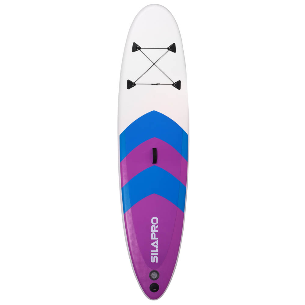SILAPRO Доска SUP 305x76x10см, 6 пр(насос, мешок, веревка, весло, плавник, ремкомплект) полипропилен, EVA, PVC, арт.№ 130-034