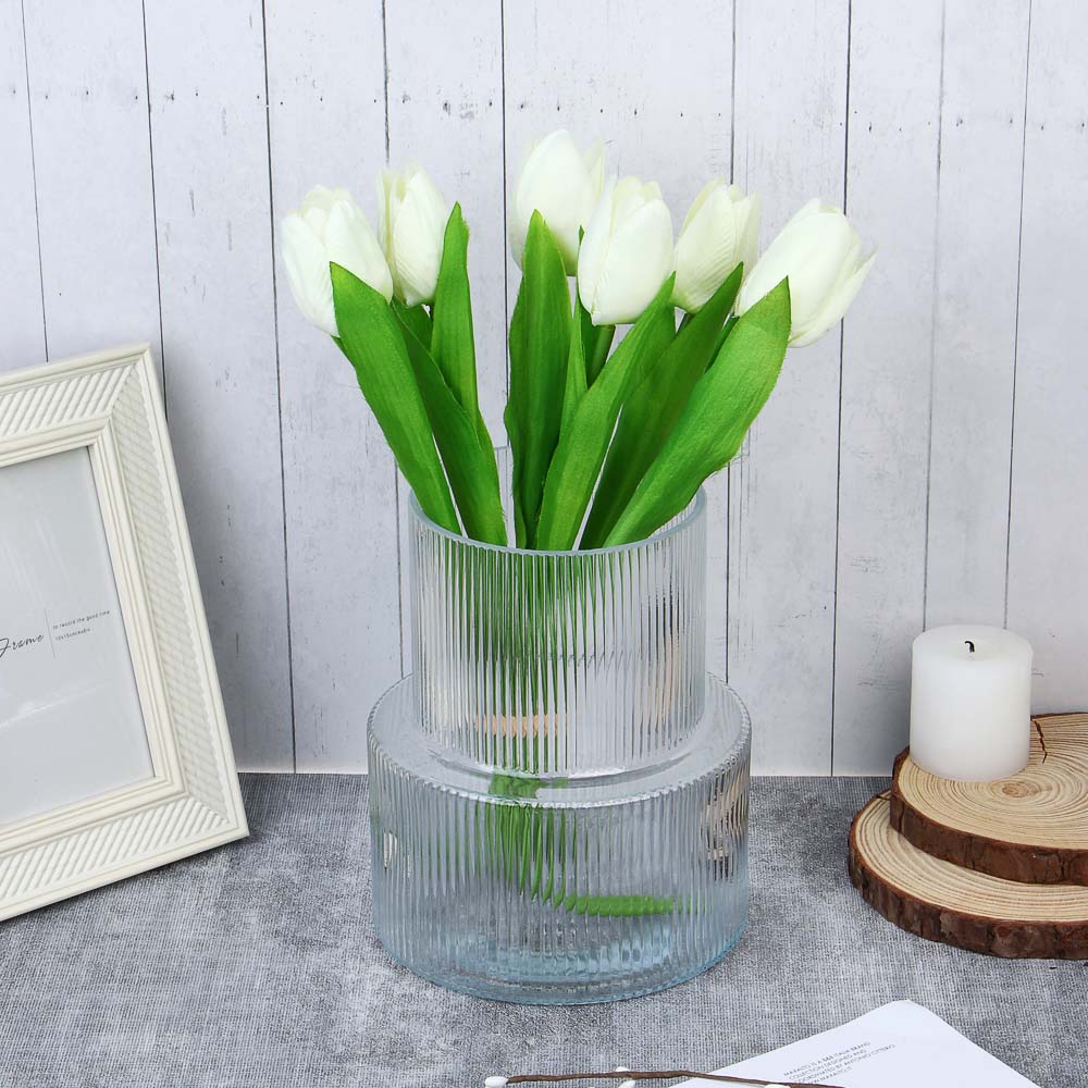 Ваза стеклянная, 15х11х18 см, арт.№ 502-217