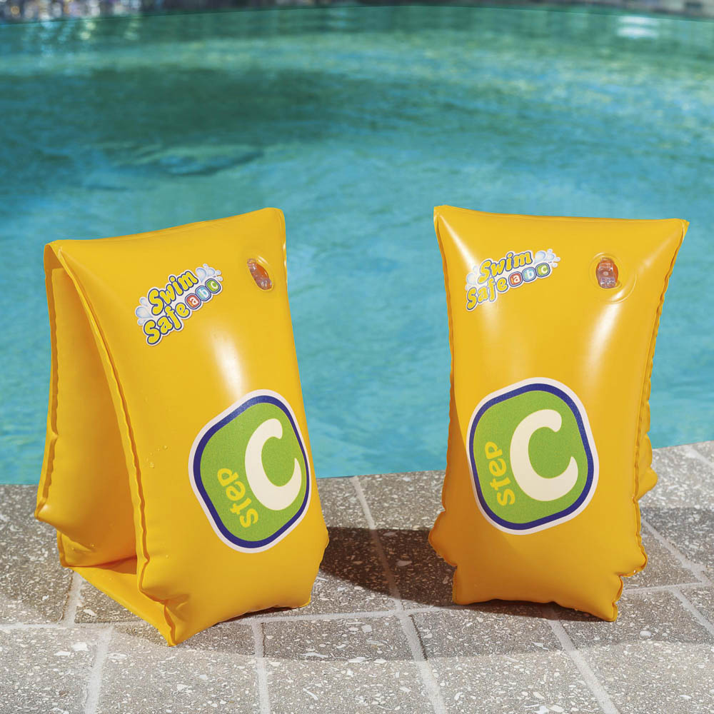 BESTWAY Нарукавники для плавания, ПВХ, 30х15см, Swim Safe, ступень С, 32110, арт.№ 107-171