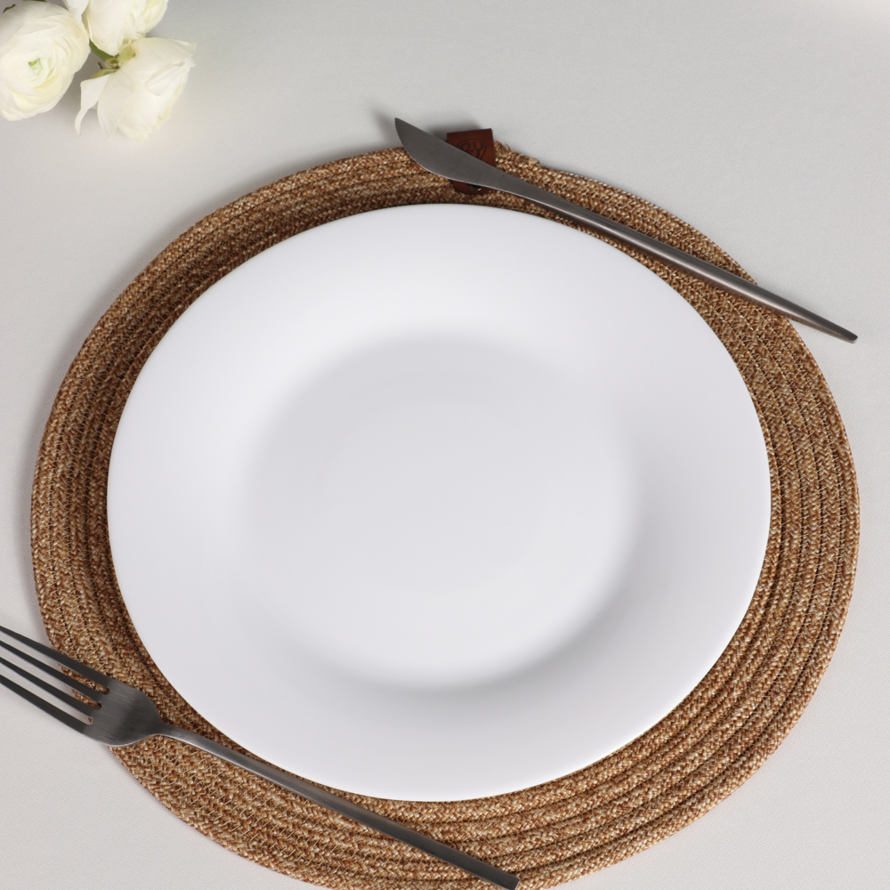 MILLIMI Белана Тарелка подстановочная, опаловое стекло, 25,5см, арт.№ 818-057