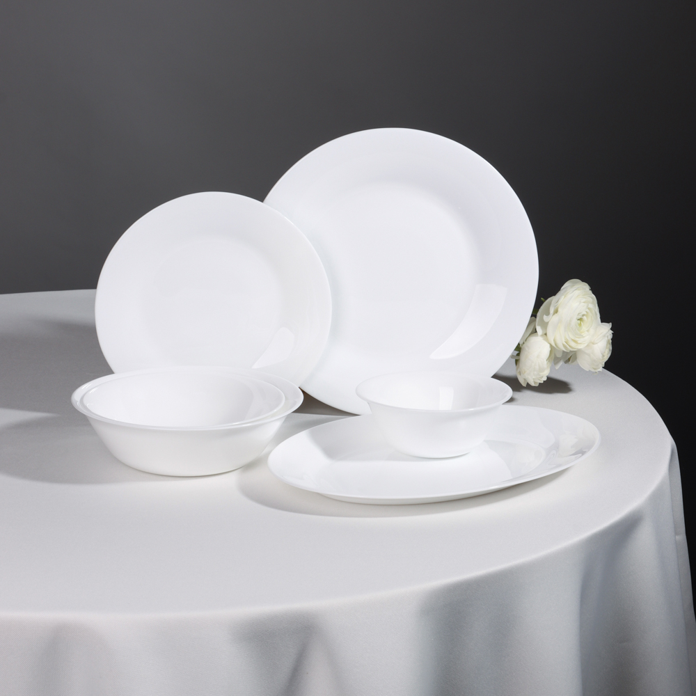 MILLIMI Белана Блюдо овальное, опаловое стекло, 30,5см, арт.№ 818-065