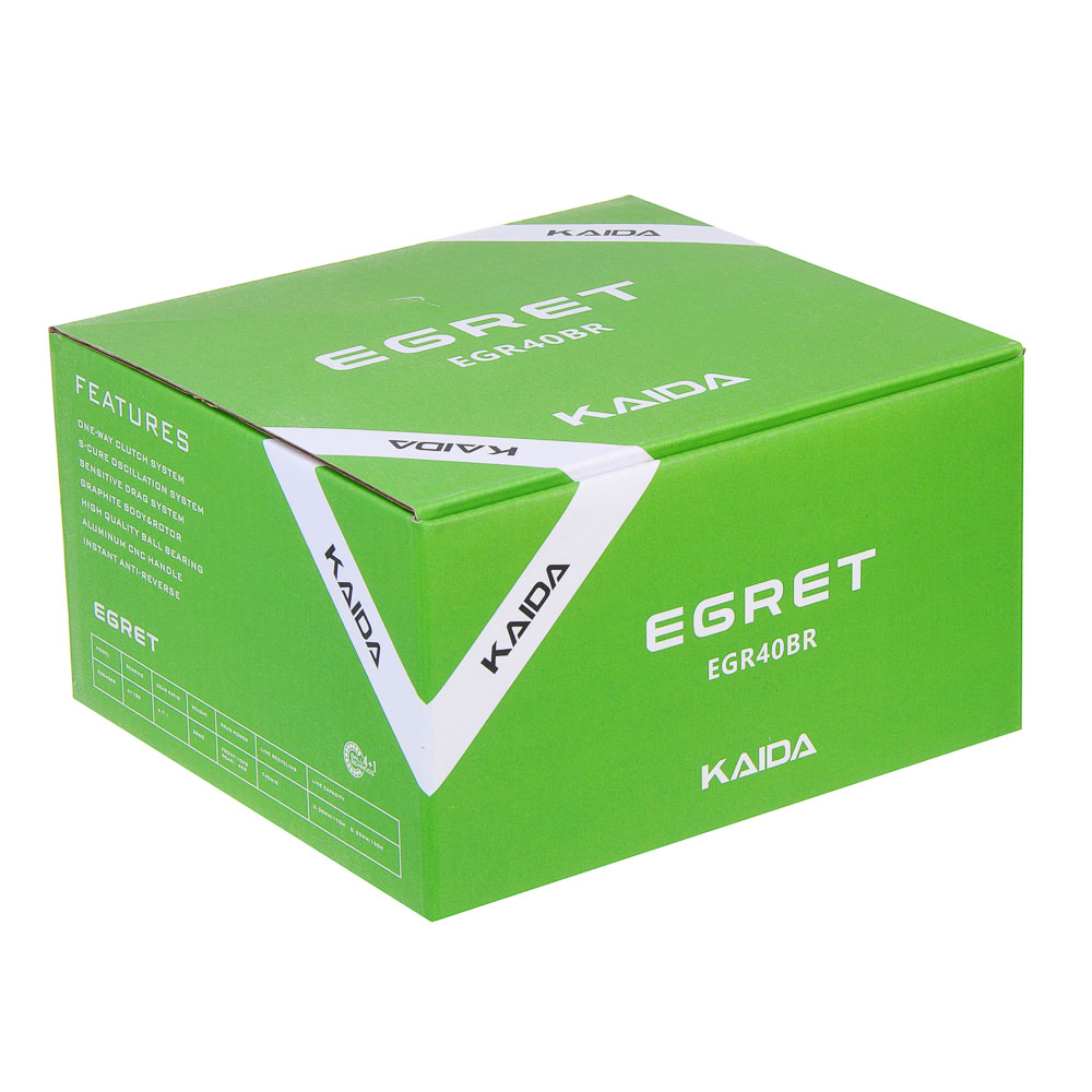 KAIDA Катушка с байтранером EGRET 4000, 4+1п.п., 4.7:1, 0,35мм-150м, арт.№ 142-091