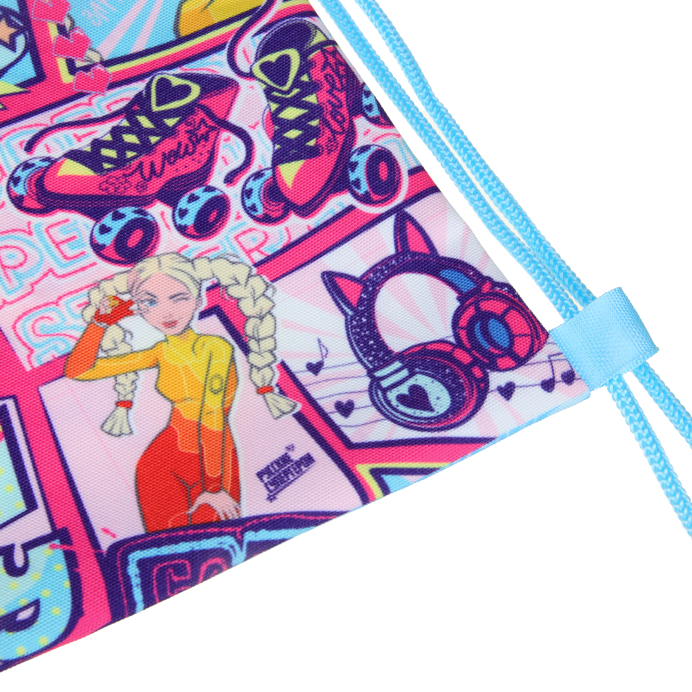 BY Русские Супергерои Мешок для обуви, 39х47см, сверхплотный п/э, 2-сторонняя печать "Заря фэшн", арт.№ 233-014