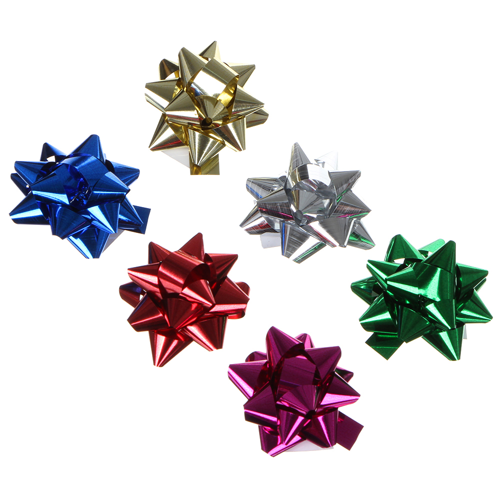 Набор подарочных бантов, 12 шт, 2 вида, арт.№ 505-056