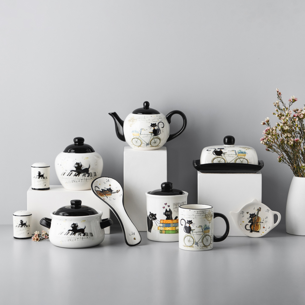 MILLIMI Котейка Кружка, 300мл, керамика, арт.№ 824-127