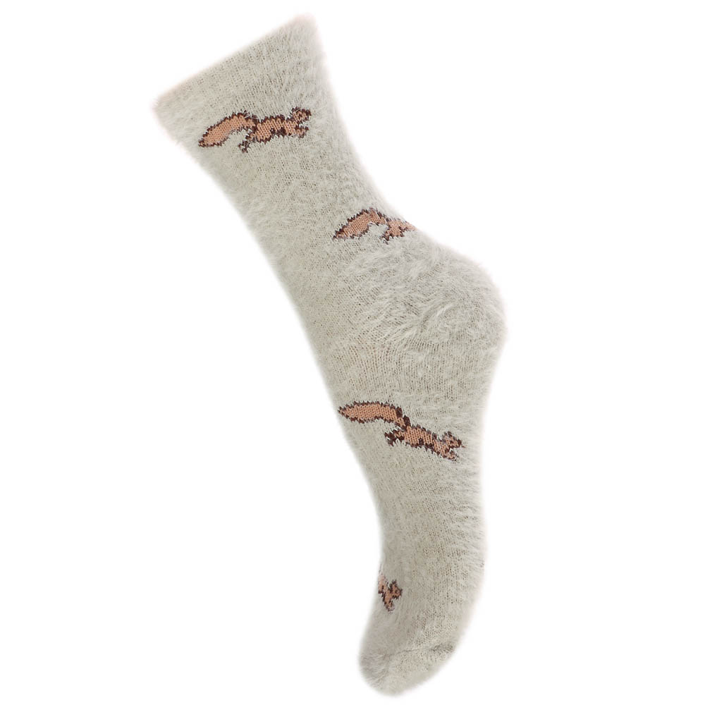 Носки женские классические с имитацией норки, тм RS, 96% п/э, 4% спандекс, р. 36-39, RSQ4, арт.№ 019-510