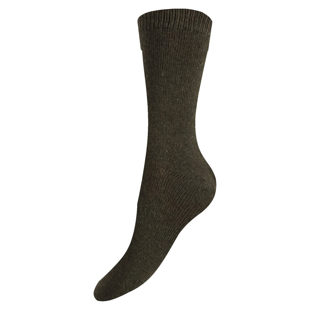 Носки женские "полушерсть" гладкие, тм RS, 65% полушерсть, 15% акрил, 10% спандекс, 10% эл, р. 36-39, арт.№ 019-511