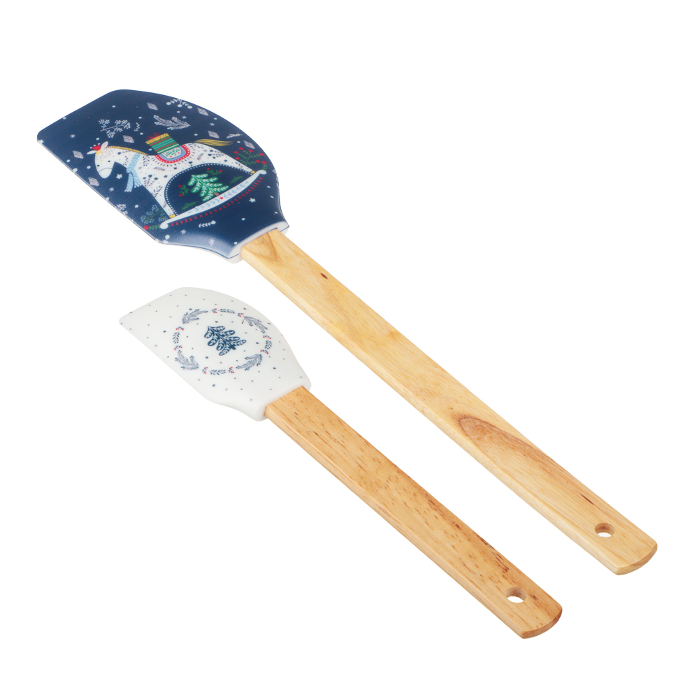 Новогодняя коллекция Нордик Набор 2 пр., лопатки силиконовые — купить в МПР Новогодняя коллекция Нордик Набор 2 пр., лопатки силиконовые, арт.№ 856-219