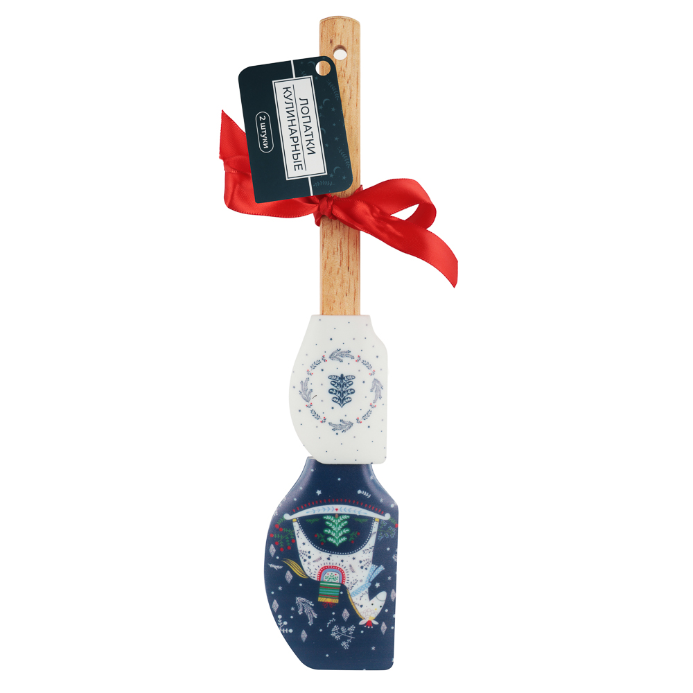 Новогодняя коллекция Нордик Набор 2 пр., лопатки силиконовые, арт.№ 856-219