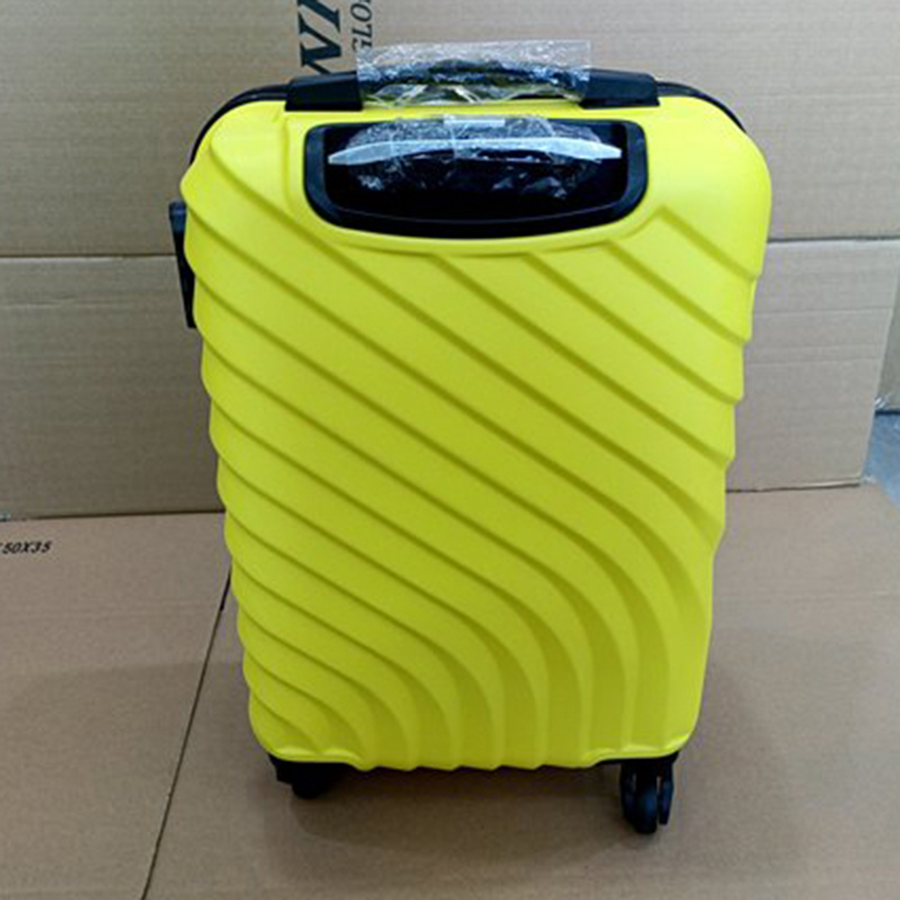 Комплект из 2 чемоданов S+М, ABS пластик, 67х43х26 см, желтый, арт.№ 337-247