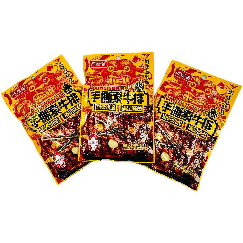 Мясо соевое Qiu Niangniang со вкусом говядины, 23.4 г., арт.№ 347-570