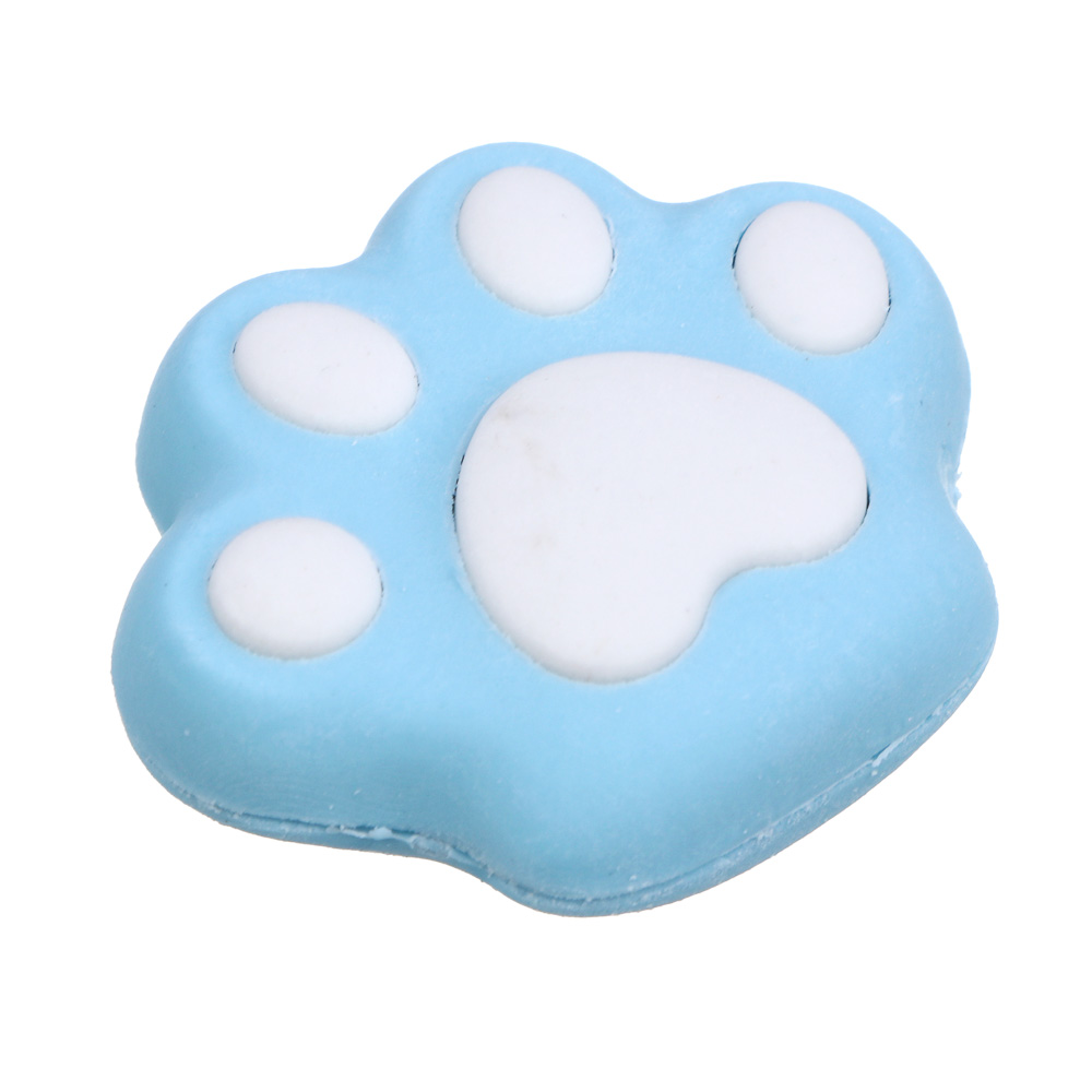 Ластик фигурный в форме лапки, 3х3,5х1,5см, ТПР, 4 дизайна, арт.№ 607-072