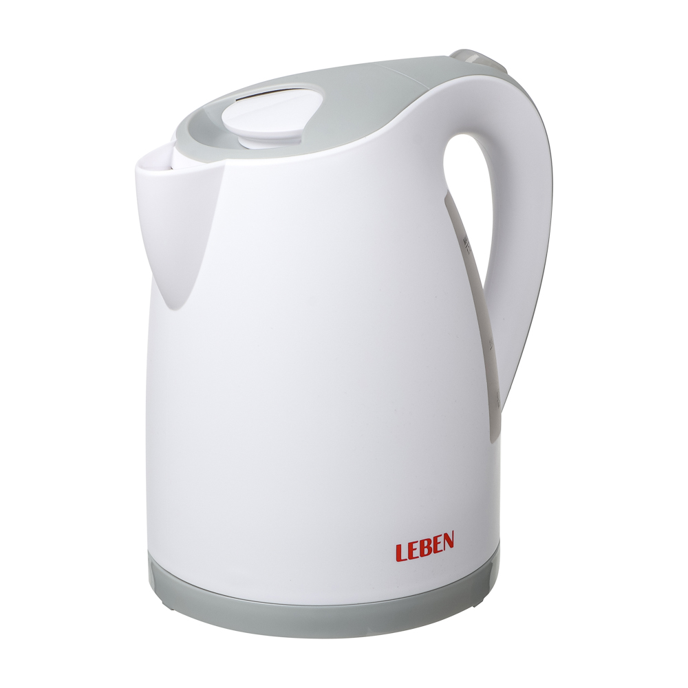 LEBEN Чайник электрический 1,7л, 1850Вт, пластик, арт.№ 291-070