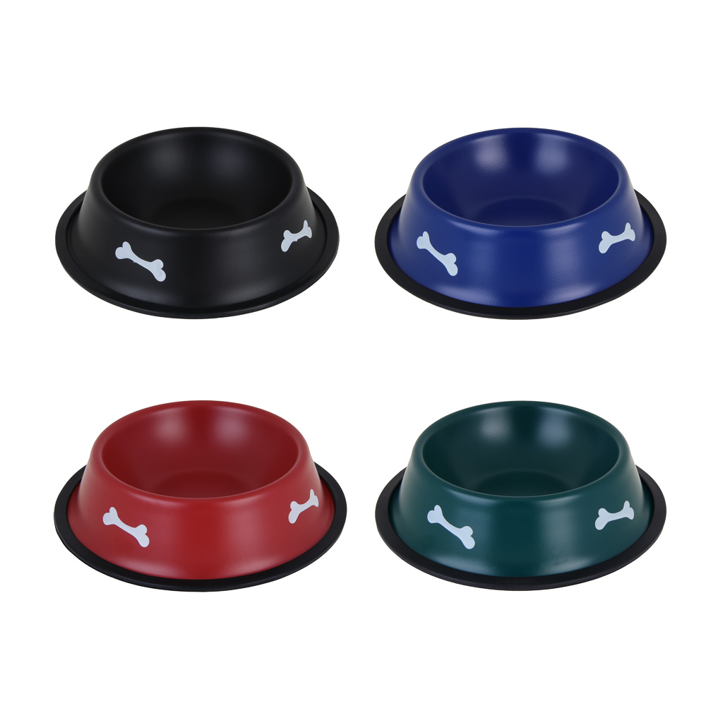 VETTA Миска для домашних животных, нерж. сталь, 18х5 см, 300 мл, 4 цвета, арт.№ 273-032