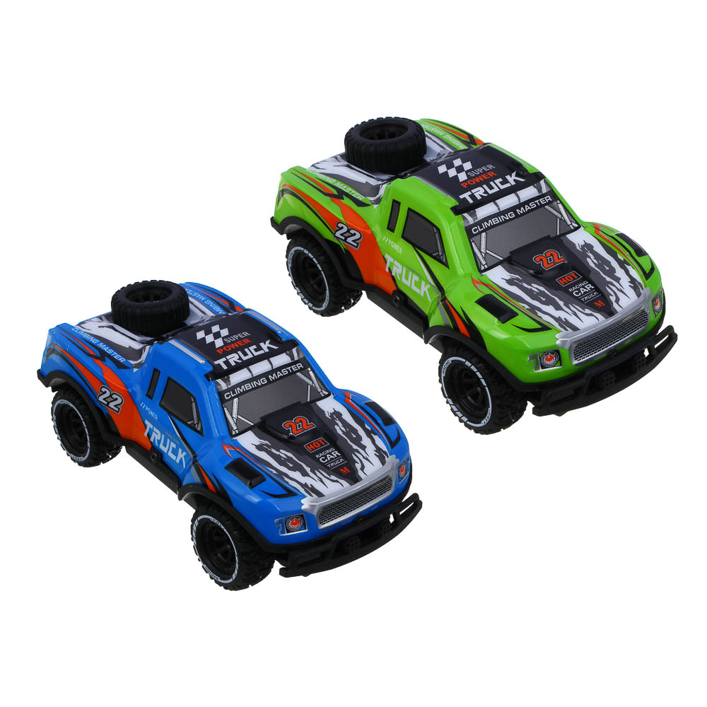 ИГРОЛЕНД Машина на РУ "Воин Дорог", 4-канальн.пульт, свет, 5хАА, PVC, ABS, TRP, 33х17х11см, 2 диз, арт.№ 293-225