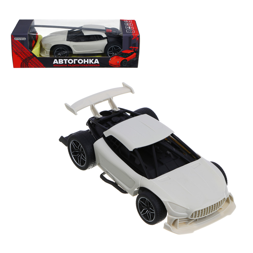 ИГРОЛЕНД Машина на радиоуправлении "Автогонка", 4-кан.пульт, 5АА, ABS, PP, TPA, 26х9,7х7,4см, 2диз, арт.№ 293-226