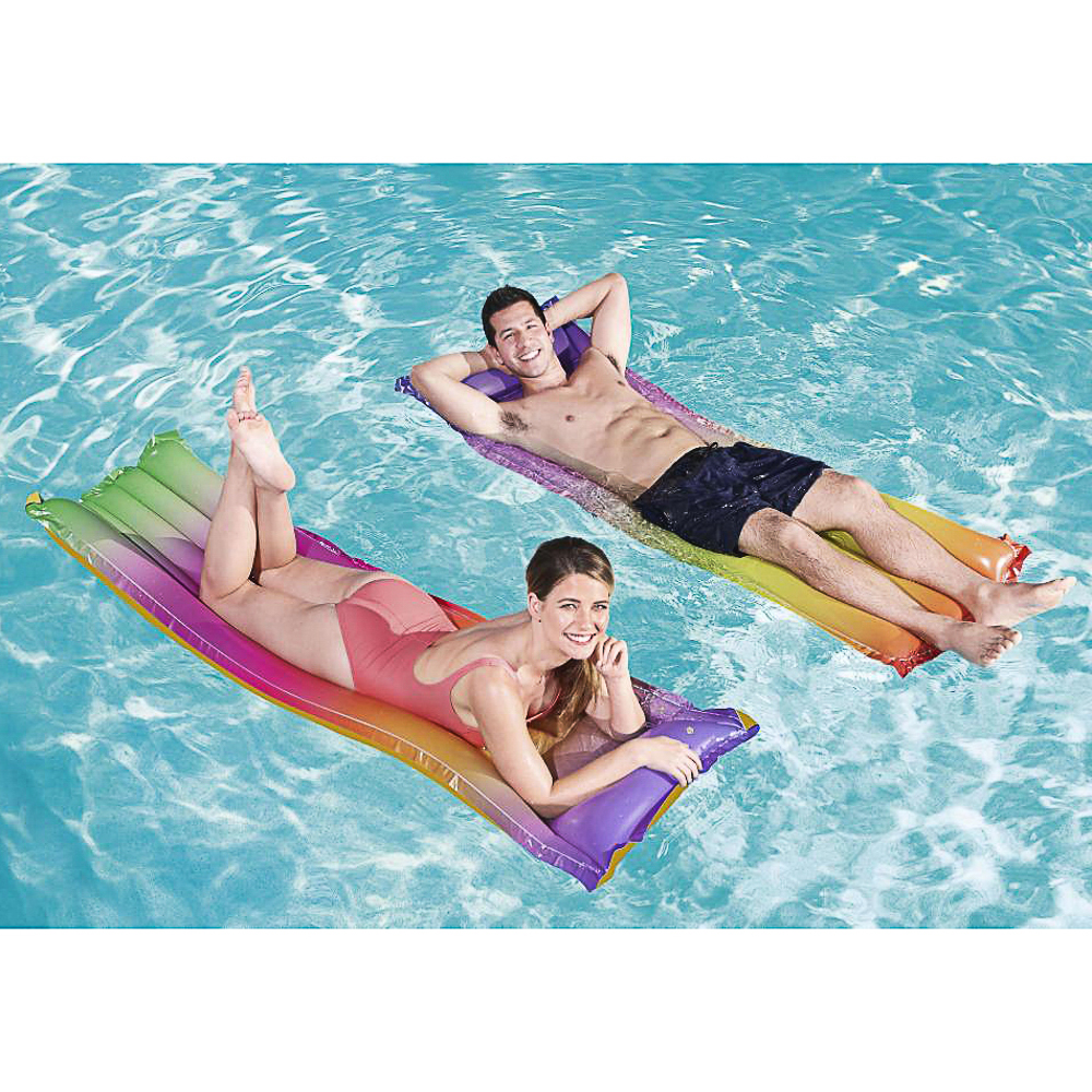 BESTWAY Матрас для плавания Радуга, 183х69см, 44041, арт.№ 036-024