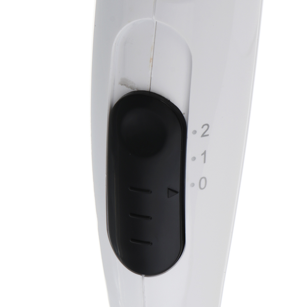 LEBEN Фен для волос, складной, 1200 Вт, 2 скорости, бело-черный, концентратор, арт.№ 259-228