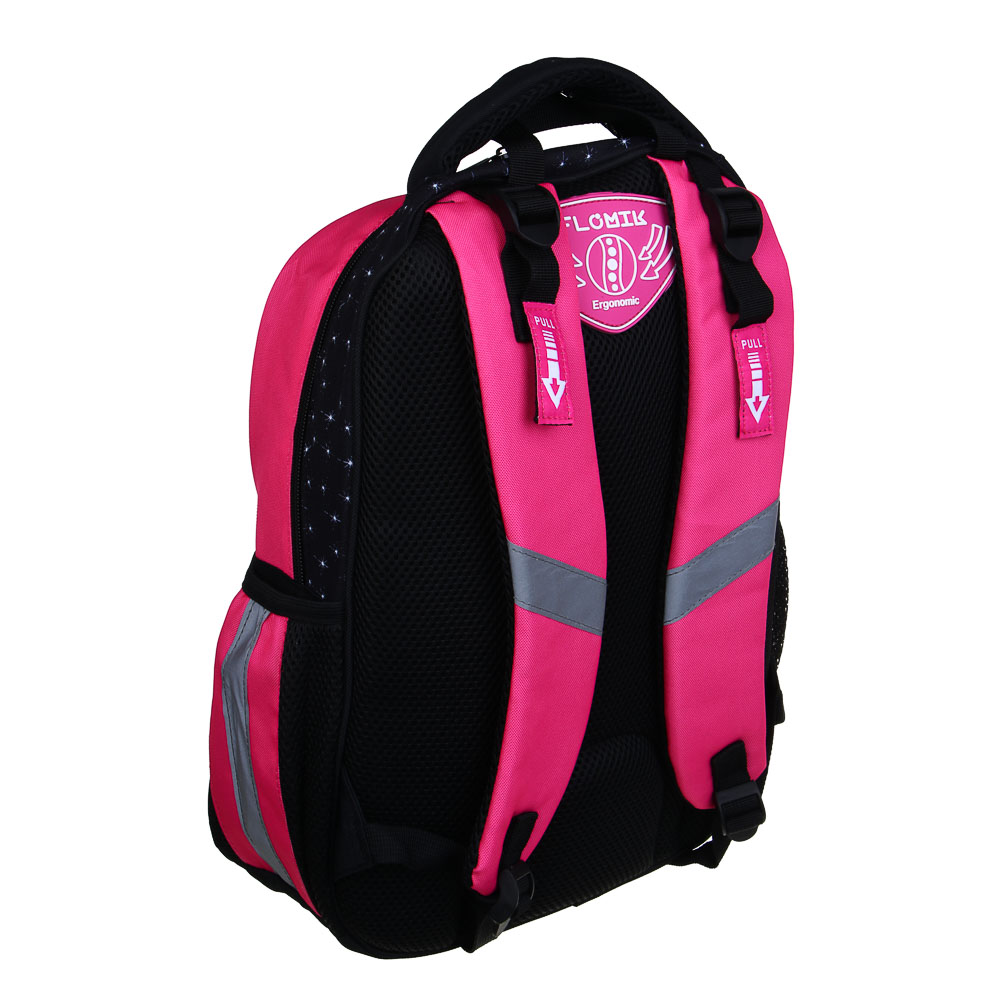 Рюкзак школьный 39х30х22 см Капибара FLOMIK, 1 отд., 1 передний, 2 бок.карм., эрг.спинка, упл.лямки, арт.№ 524-237