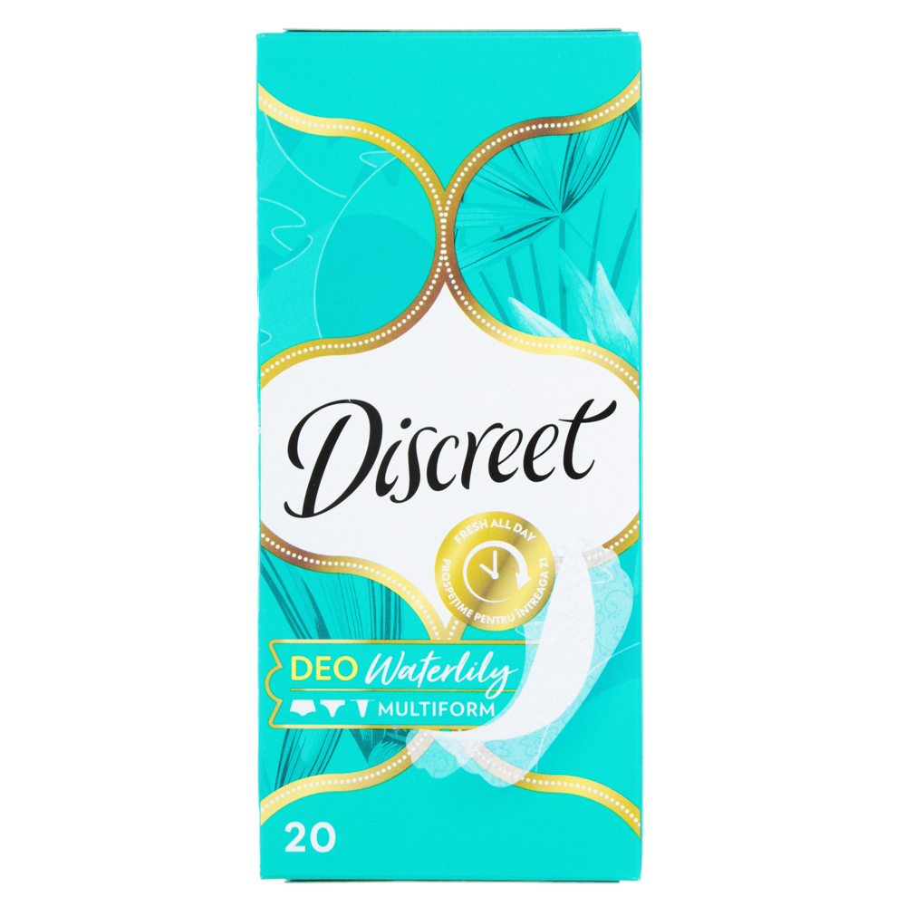 Прокладки ежедневные DISCREET 2 вида, к/у, 20шт, арт.№ 941-060