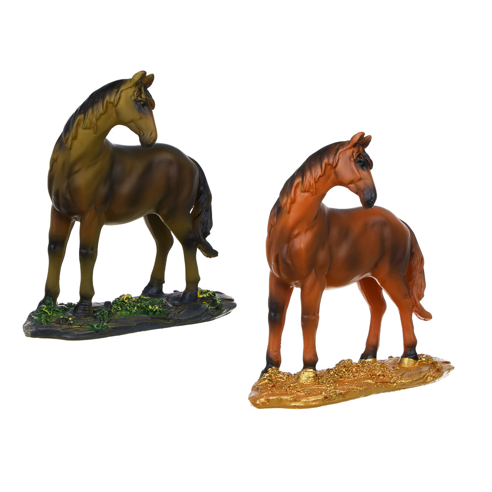 СНОУ БУМ Фигурка лошади 13.5x5.5x14 см, полистоун, 2 дизайна, арт.№ 398-854