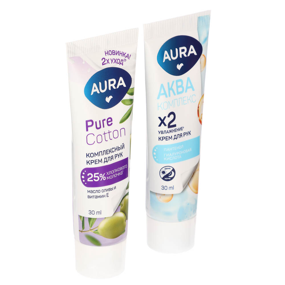 Подарочный набор женский: Крем для рук Увлажняющий, 30мл + Крем для рук Комплексный, 30мл, арт.№ 937-173