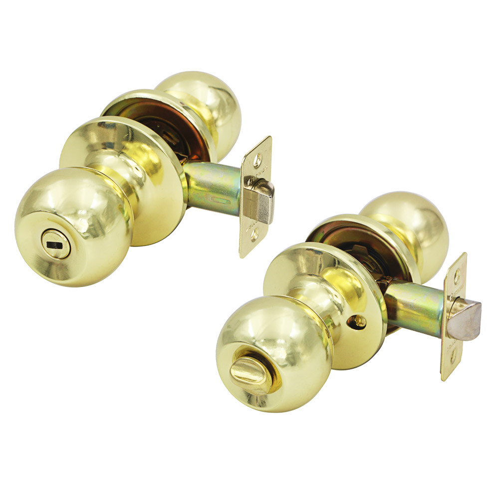 Ручка-кноб "ЗОЛОТО", с фиксатором, арт.№ 673-048