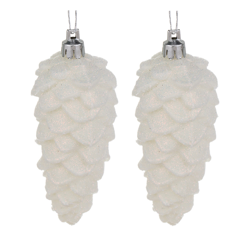 СНОУ БУМ Набор декоративных украшений "Шишки" 2шт, 4,5х12см, пластик, арт.№ 397-479