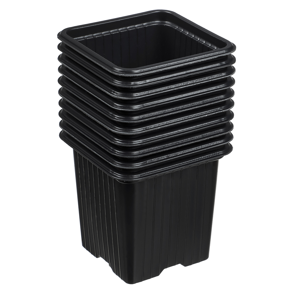 Набор горшочков для рассады 10шт, 70х70х65 мм, полистирол, арт.№ 105-032