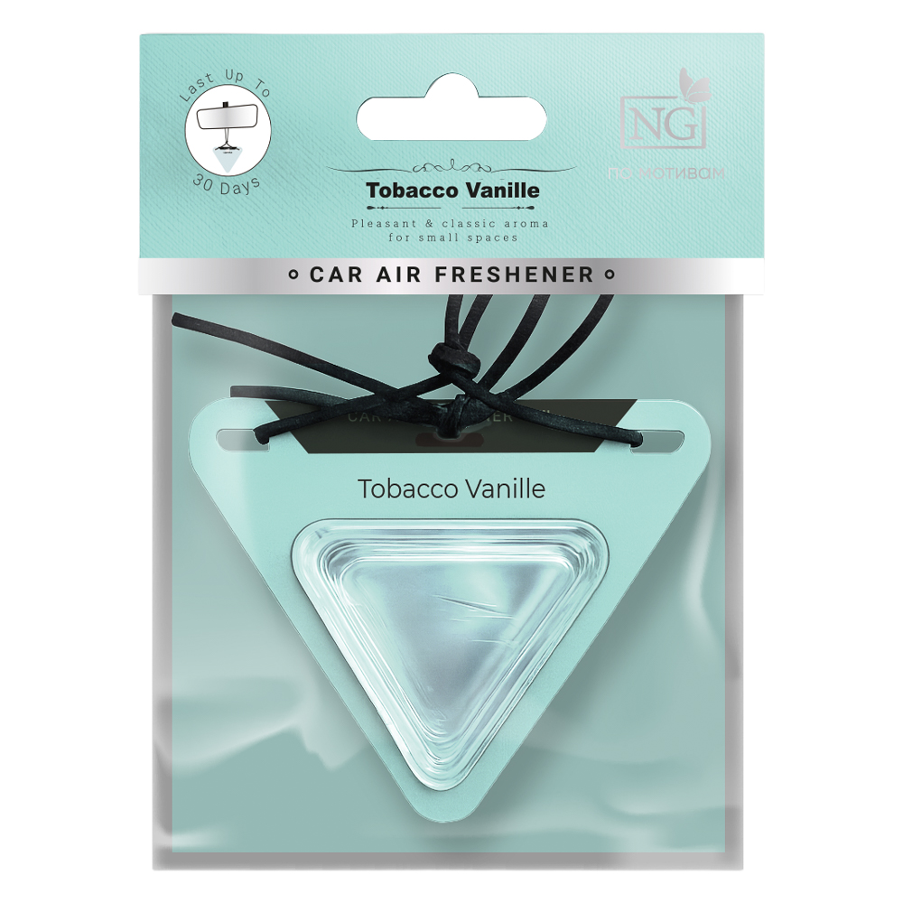 Ароматизатор подвесной тм NEW GALAXY, CRYSTAL 5 мл, Tobacco Vanille, арт.№ 794-715