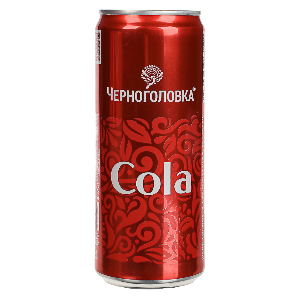 Напиток безалкогольный Черноголовка Кола Ориджинал 0,33 л, ж/б, ПАК 12 шт., арт.№ 209-027